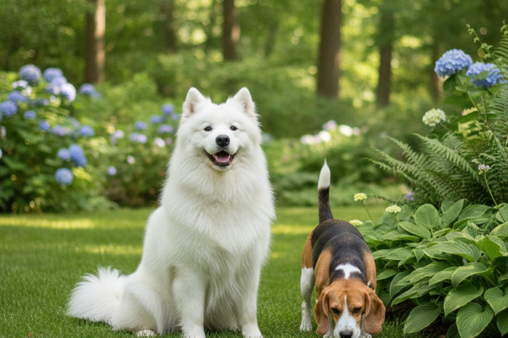 Dog outdoors illustrating why dogs eat poop and how to stop the behavior